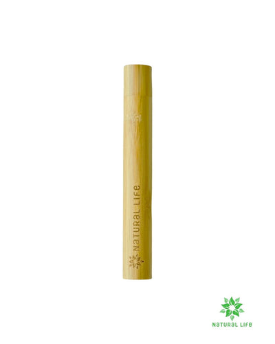 Bamboo straw or toothbrush holder