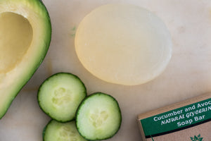 Natural Soap Bar - Cucumber and Avo