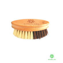 Bamboo Vegetable Brush with Natural Sisal and Palm Fibre Bristles natural cleaning brush