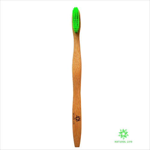 Adult Bamboo Toothbrush Lime - Soft